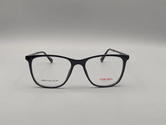 Classic Black Rectangular Eyeglasses – Stylish Full-Frame Optical Glasses - 1002-BK