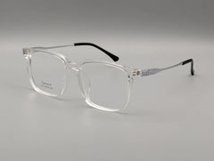 Clear Rectangle Titanium Optical Frame - 1001-CL