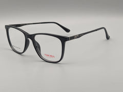 Classic Black Rectangular Eyeglasses – Stylish Full-Frame Optical Glasses - 1002-BK