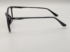 Classic Black Rectangular Eyeglasses – Stylish Full-Frame Optical Glasses - 1002-BK